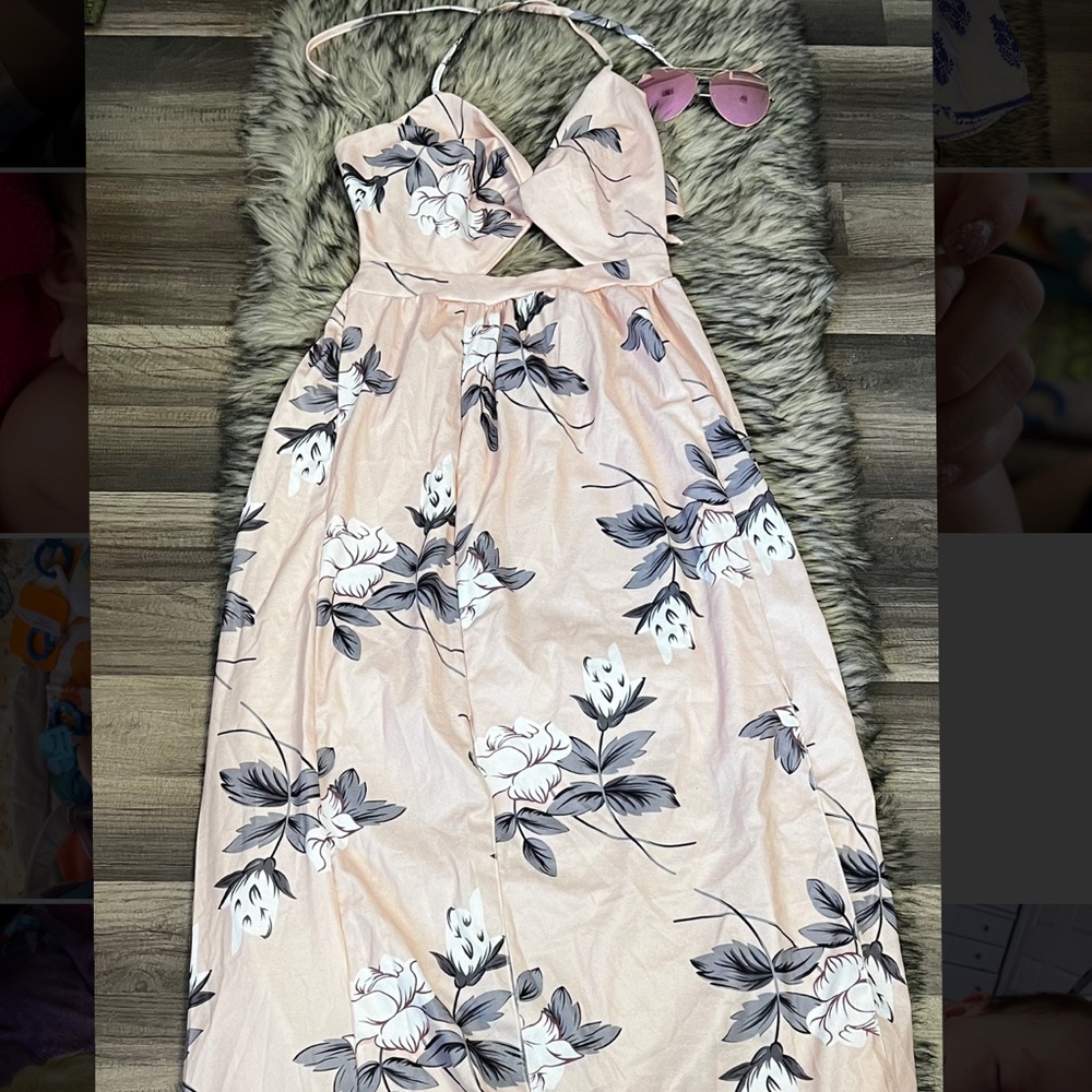 Long Maxi Dress With a Slit